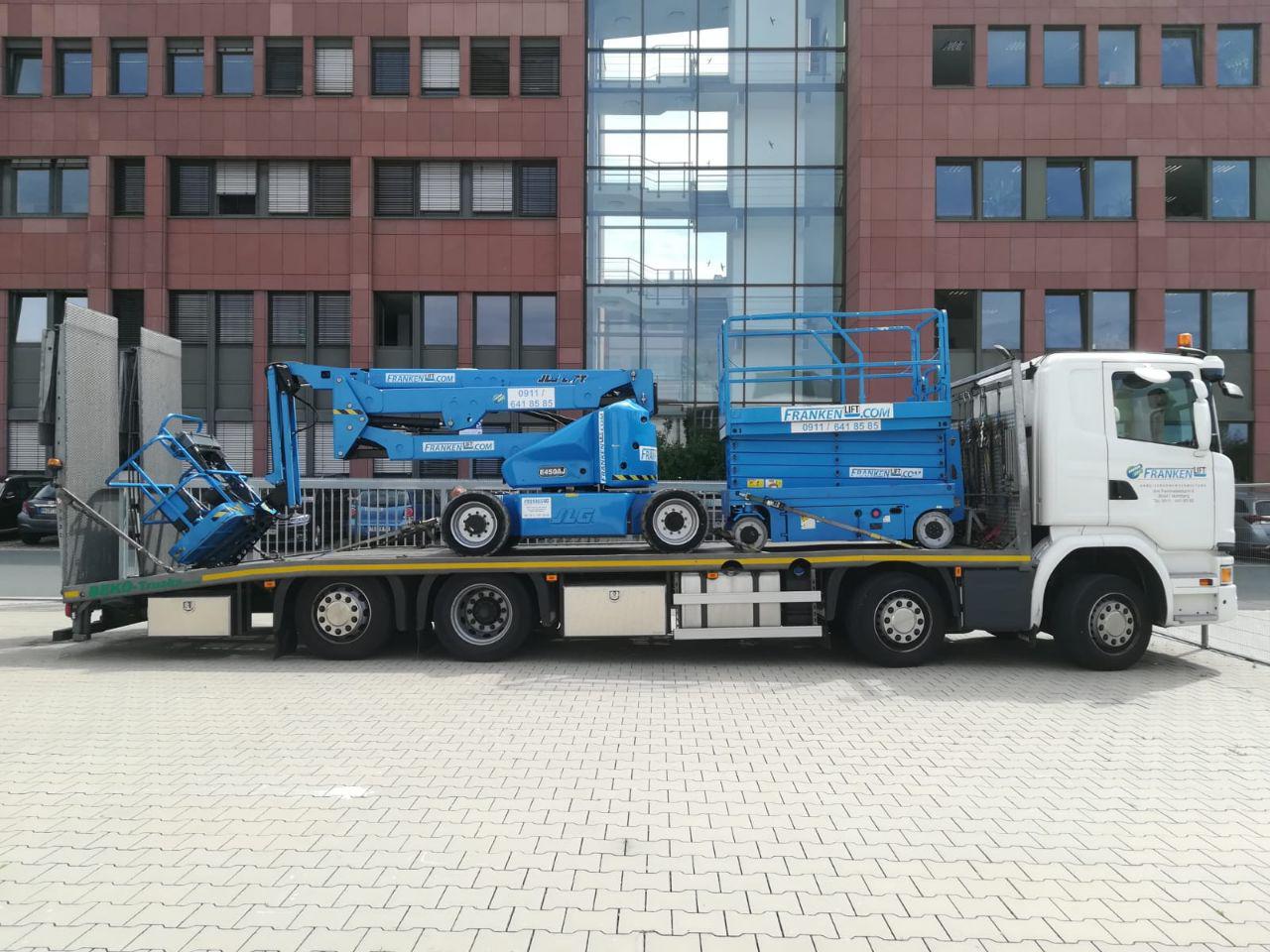 Vermietung von Hubsteigern